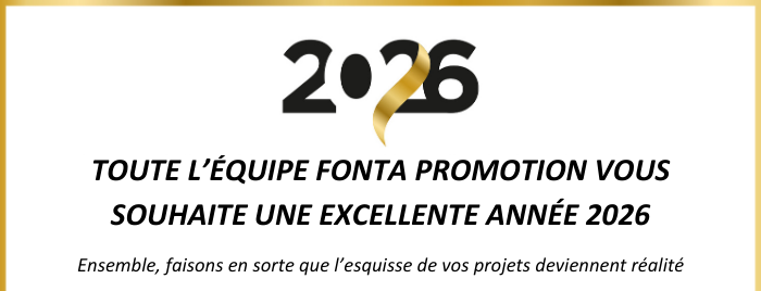 Toute l'equipe FONTA vous souhaite une excellente annee 2026
