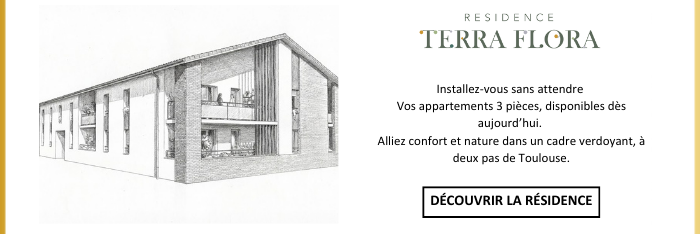 Installez-vous sans attendre. Vos appartements du 2 au 4 pièces, disponibles dès aujourd'hui. Alliez confort et nature dans un cadre verdoyant, à deux pas de Toulouse.